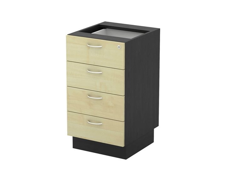 Executive Συρταριέρα Επέκτασης Dark Grey - Beech ΕΟ999Ε,1