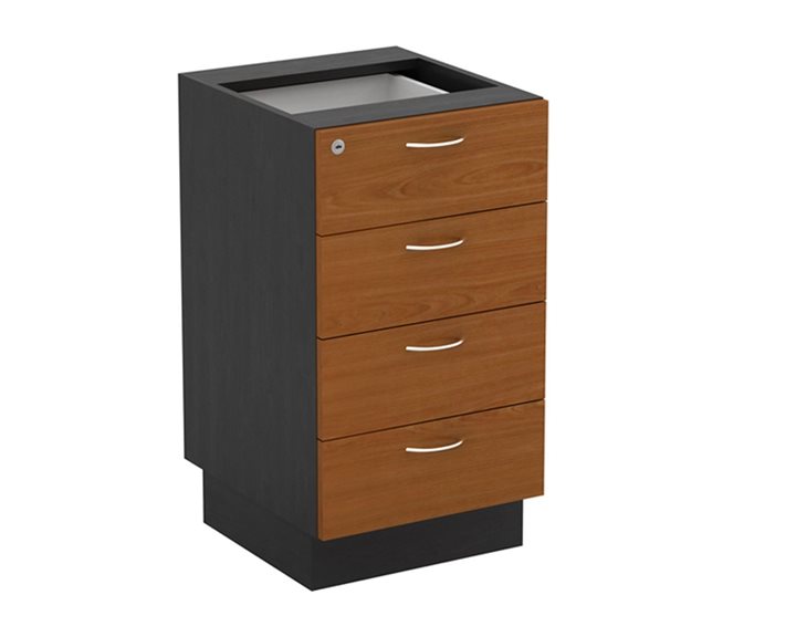 Executive Συρταριέρα Επέκτασης Dark Grey - Cherry ΕΟ999Ε,11