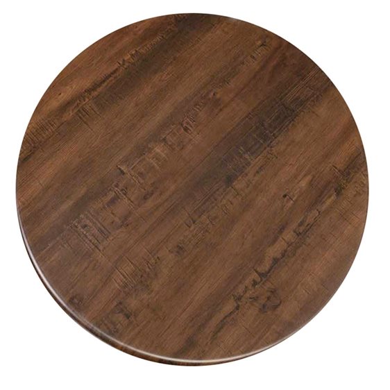 Contract Sliq Normal Επιφάνεια Τραπεζιού τ.Werzalit, Απόχρωση Walnut Ε100,41