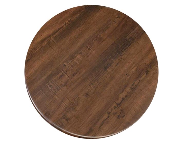 Contract Sliq Normal Επιφάνεια Τραπεζιού τ.Werzalit, Απόχρωση Walnut Ε100,41