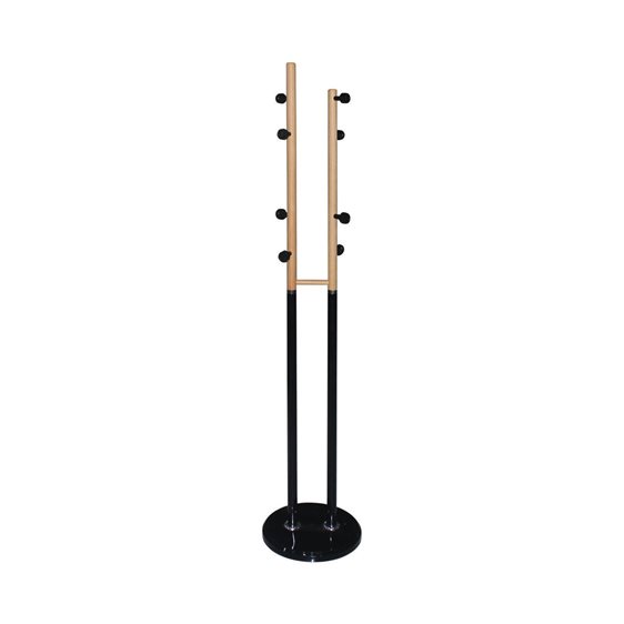 NORDIC DUO Καλόγερος Μέταλλο Βαφή Μαύρο, Φυσικό ΕΜ195,1