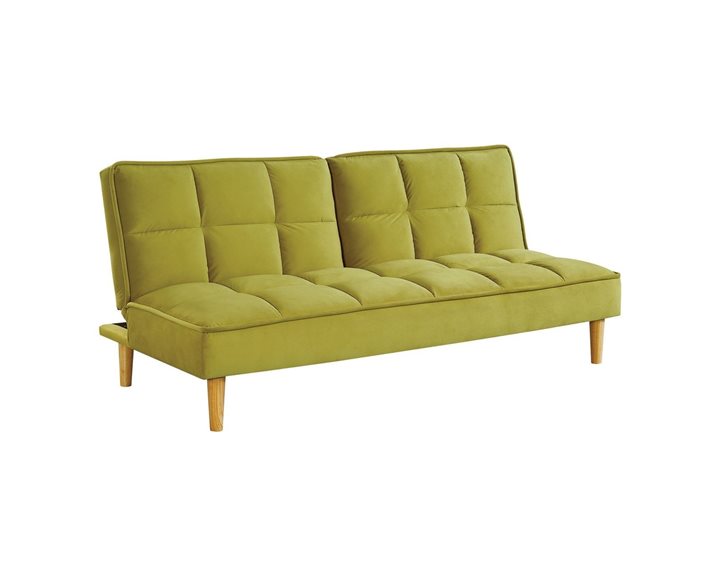 NORTE Καναπές - Κρεβάτι Σαλονιού - Καθιστικού, Ύφασμα Lime Velure Ε9926,2