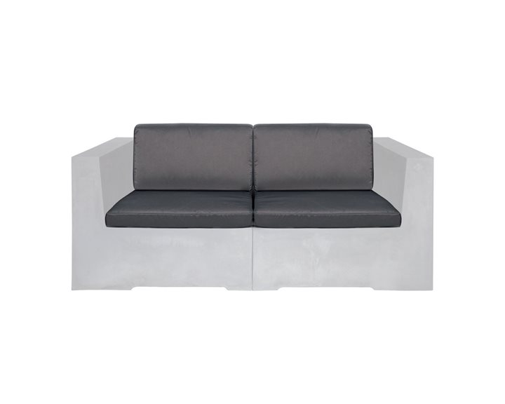CONCRETE Set Μαξιλάρια Καναπέ Γκρι Ύφασμα Water Repellent 4 Tεμάχια Ε6200,Μ2
