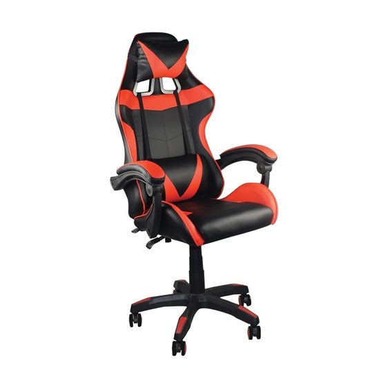 BF7850 Gaming Πολυθρόνα Γραφείου Διευθυντή Pu Μαύρο-Κόκκινο ΕΟ582,1