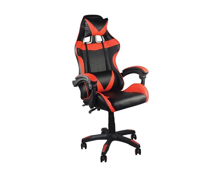 BF7850 Gaming Πολυθρόνα Γραφείου Διευθυντή Pu Μαύρο-Κόκκινο ΕΟ582,1