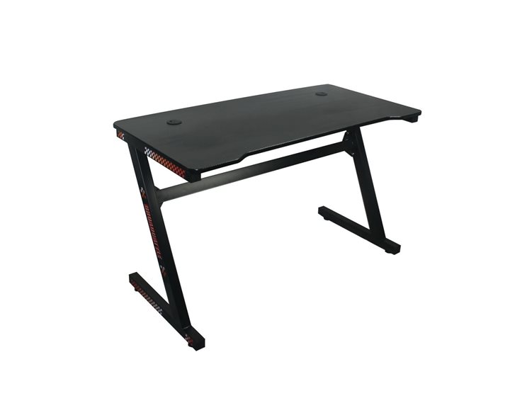 Gaming Γραφείο 120x60cm Τ.Carbon Μέταλλο Βαφή Μαύρο ΕΟ416