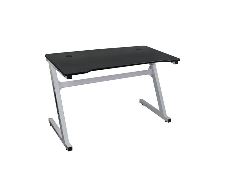 Gaming Γραφείο 120x60cm Τ.Carbon Μέταλλο Βαφή Άσπρο ΕΟ416,2
