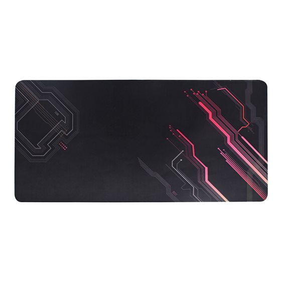 Gaming Mouse Pad 100x50cm Μαύρο/Κόκκινο ΕΟ417