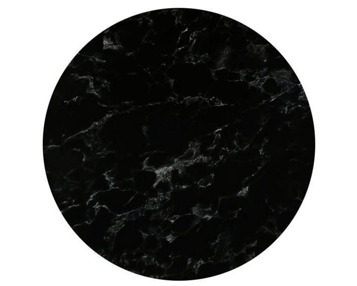 HPL (High Pressure Laminated) Επιφάνεια Τραπεζιού Απόχρωση Black Marble Ε101,45ΗΡW