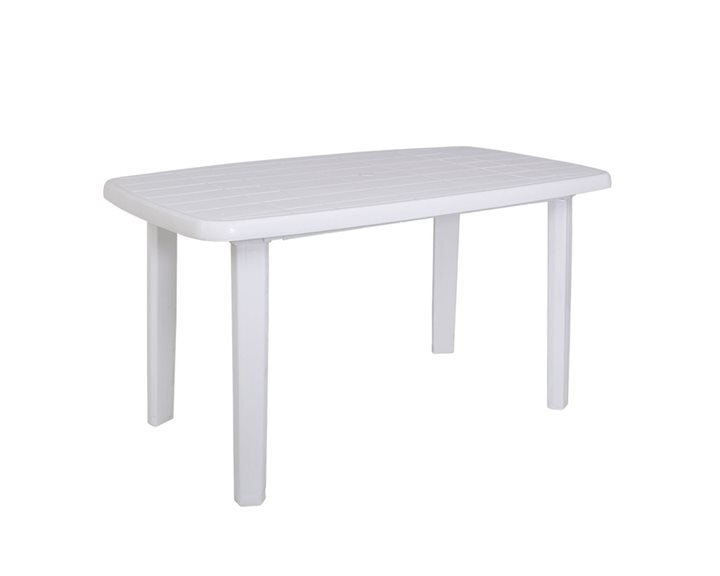 Sorrento Τραπέζι Oval Dining Κήπου - Βεράντας, PP Απόχρωση Άσπρο Ε365,8
