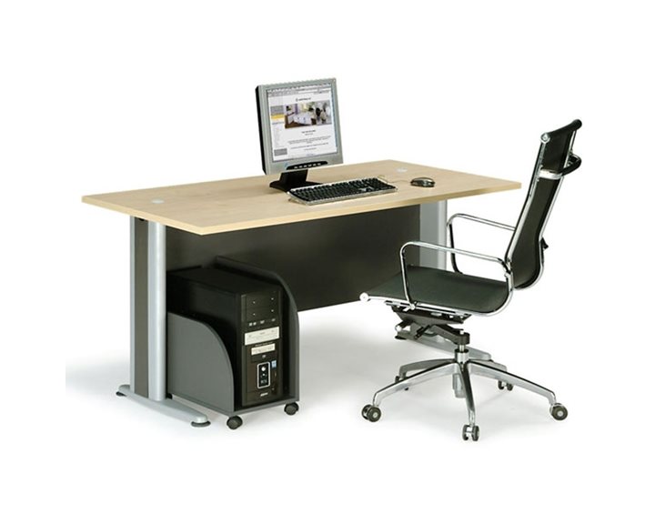 BASIC Γραφείο Απόχρωση Dark Grey - Beech ΕΟ996