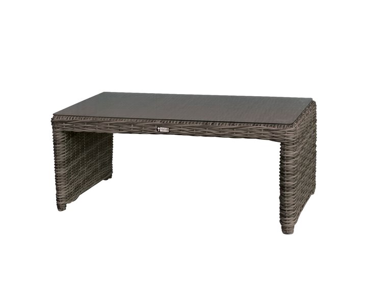 Montana Τραπεζάκι Σαλονιού Κήπου-Βεράντας Alu, Φ5mm Round Wicker Grey Brown Ε656