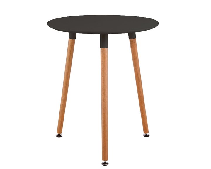 ART Τραπέζι Οξιά Φυσικό, MDF  Μαύρο Ε7089,2