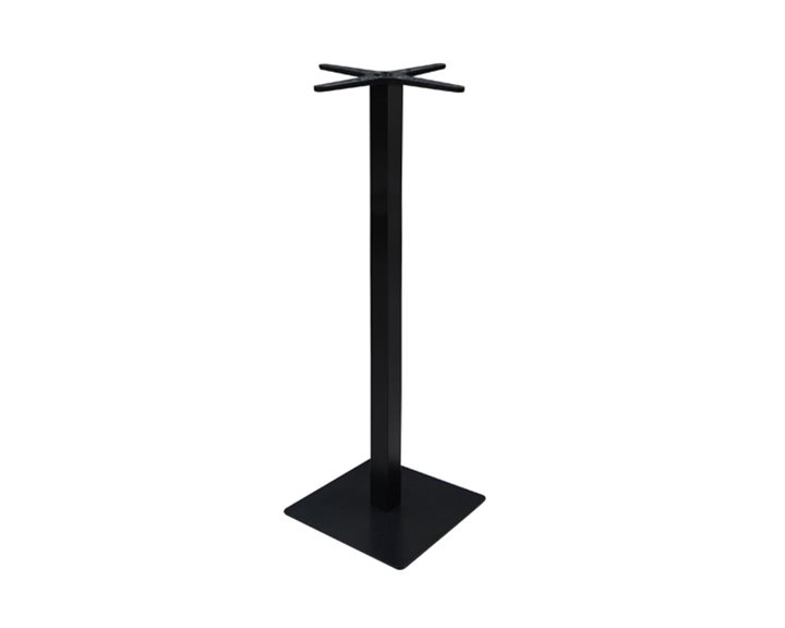 Prato Βάση Τραπεζιού Bar 45x45cm H.108cm Μέταλλο Βαφή Μαύρο / 14,50Kg Ε0681