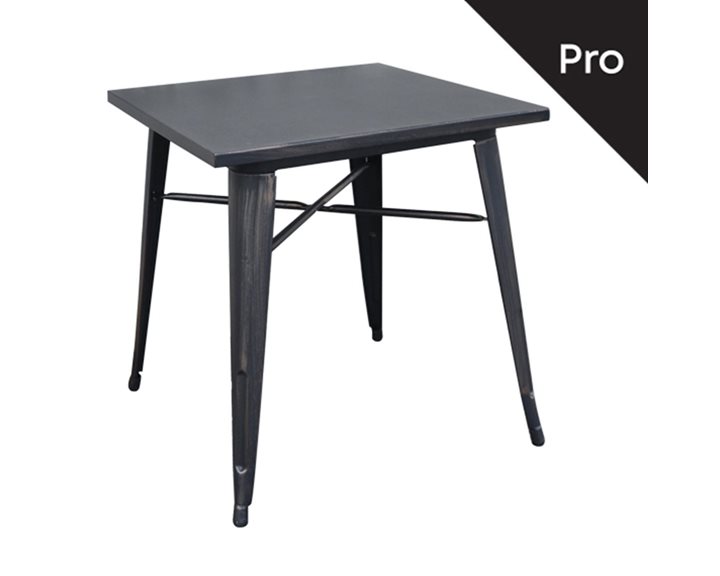 Relix Τραπέζι Dining-Pro, Μέταλλο Βαφή Antique Black Ε5200,10