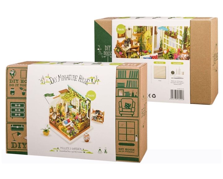 Robotime Κατασκευή Dollhouse Kit Miller's Garden