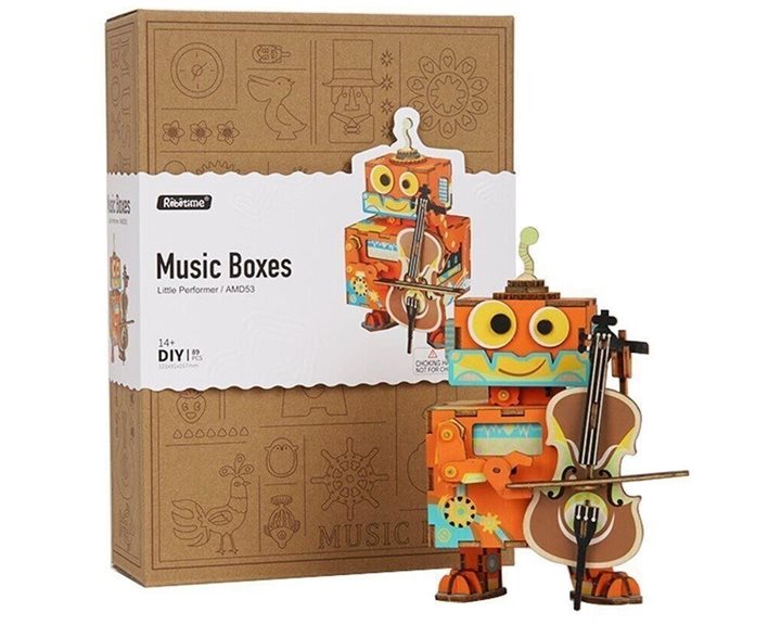 Robotime Κατασκευή Little Performer Music Box