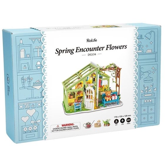 Robotime Κατασκευή Spring Encounter Flowers
