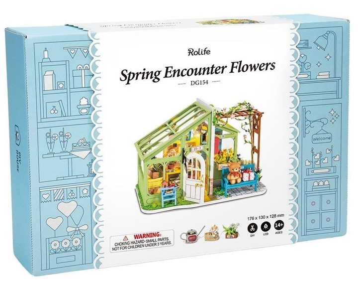 Robotime Κατασκευή Spring Encounter Flowers