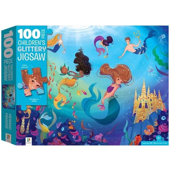 Hinkler Children’s Jigsaw with Treatments: Mermaids 100pcs