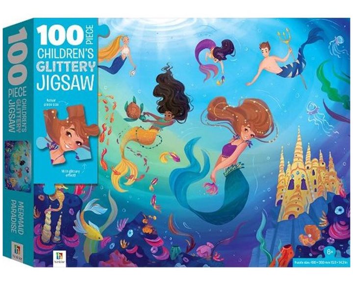 Hinkler Children’s Jigsaw with Treatments: Mermaids 100pcs
