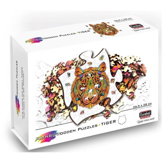 Eureka Puzzles Wooden Puzzle Tiger  (138 pcs)
