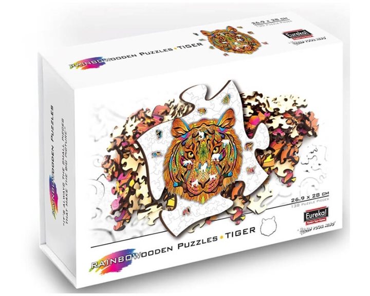Eureka Puzzles Wooden Puzzle Tiger  (138 pcs)