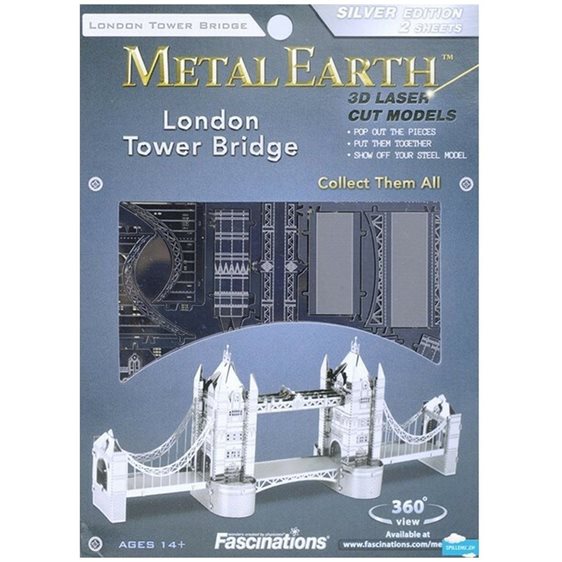 Puzzle Tower Bridge London Metal 3D