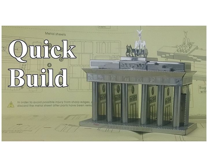 Puzzle Brandeburg Gate Metal 3D
