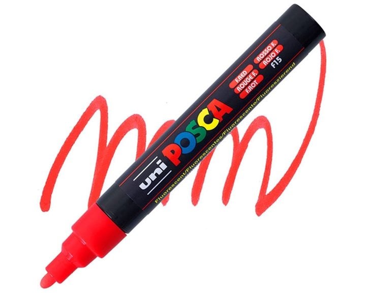 Mαρκαδόρος Uni Posca PC-5M Κοκκινος