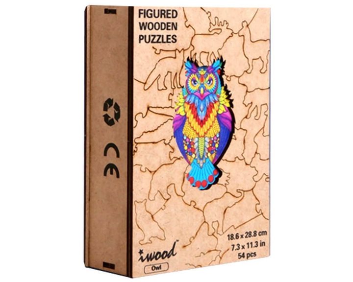 Wooden Figured Puzzle-Owl