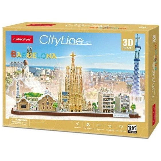 Παζλ Cubic Fun 3D Barcelona 186pcs MC256h