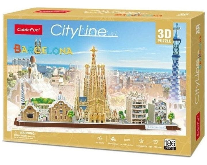 Παζλ Cubic Fun 3D Barcelona 186pcs MC256h