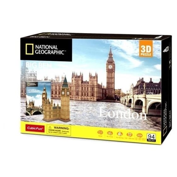Παζλ Cubic Fun 3D National Geographic Big Ben 94pcs DS0992h