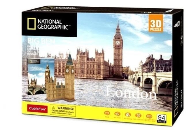 Παζλ Cubic Fun 3D National Geographic Big Ben 94pcs DS0992h