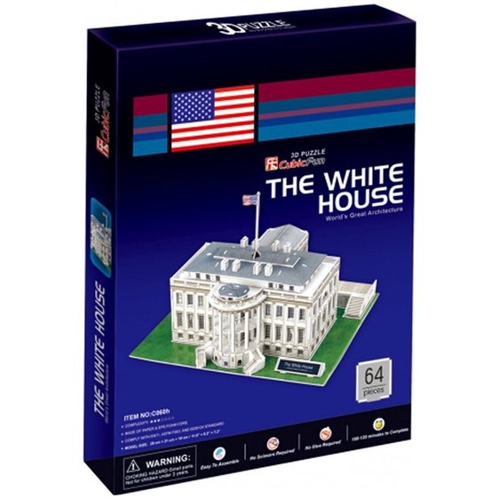 Παζλ Cubic Fun 3D White House II 64pcs C060h