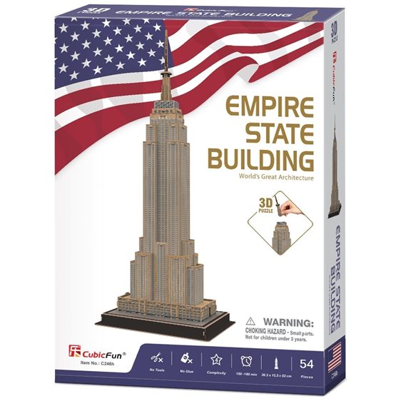 Παζλ Cubic Fun 3D Empire State Building 54pcs C246h