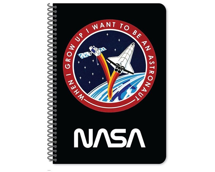 Τετράδιο Σπιράλ 17x25 2 Θεμάτων 60 Φύλλων NASA
