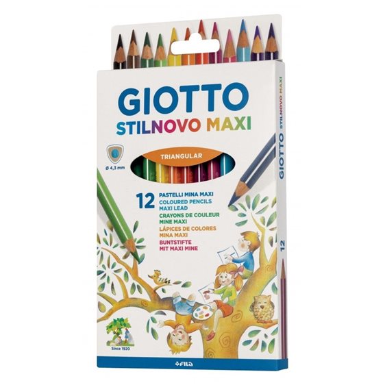 Ξυλομπογιές Stilnovo Giotto Maxi 12τμχ.