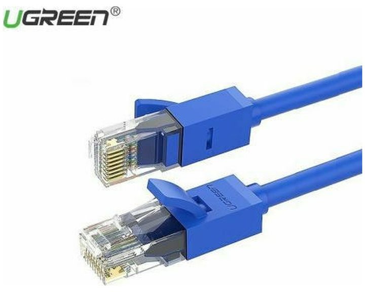 Ugreen cable internet network cable Ethernet patchcord RJ45 Cat 6 UTP 1000Mbps 3m blue NW102 11203
