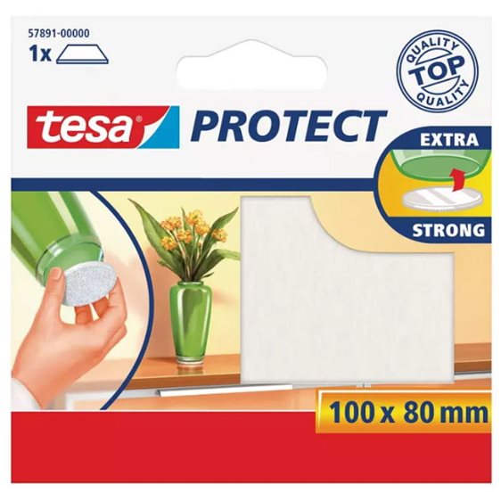 Αυτοκόλητο Τσοχάκι Προστασίας Λευκό Tesa 100χ80mm