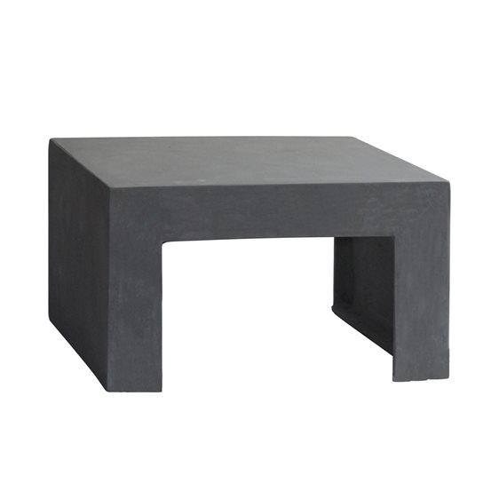 Concrete Τραπεζάκι Σαλονιού Κήπου - Βεράντας, Cement Grey Ε6211