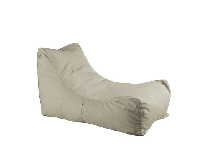 Lazy Πουφ Ανάκλιντρο 100% Αδιάβροχο, Ύφασμα Sand Ε021,2
