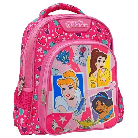 Τσάντα Πλάτης Νηπίου Must 27χ10χ31cm 2 Θήκες Disney Princess Polaroid