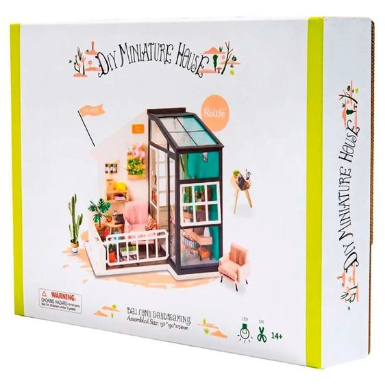 Robotime Κατασκευή House Balcony Daydreaming Model Craft Kit Sunroom