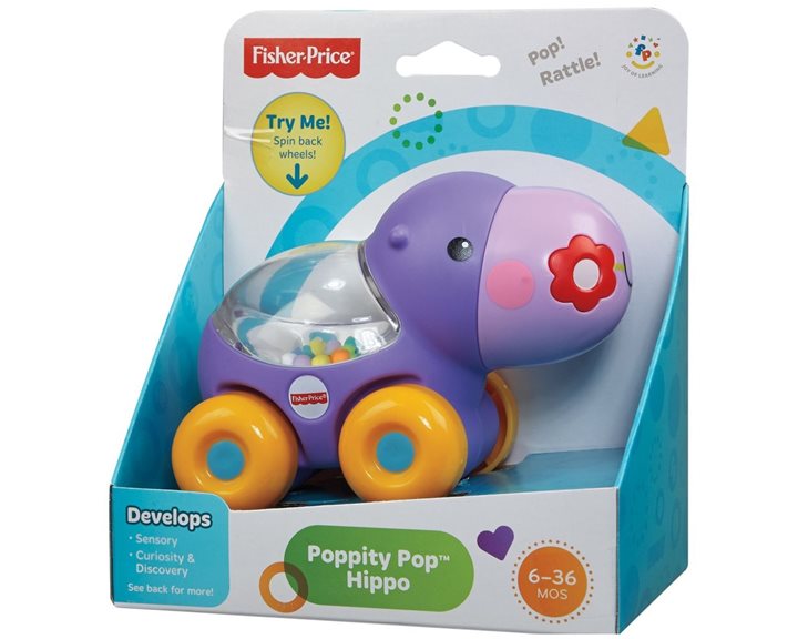 Fisher-Price Οχηματάκια Poppity Pop Ιπποπόταμος