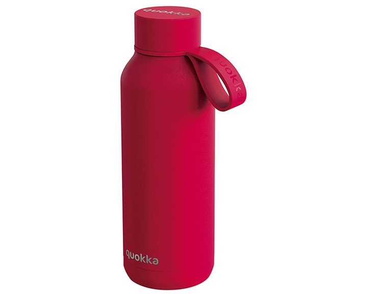 Παγούρι Θερμός Ανοξείδωτος με Λουράκι  Quokka 510ml Cherry Red