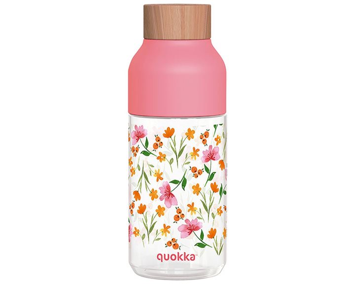 Παγουρίνο/Μπουκάλι Quokka Tritan Ice 570ml Pink Flowers