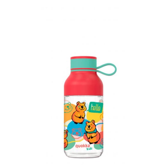 Παγουρίνο/Μπουκάλι Quokka Tritan Ice με Λουράκι 430ml Happy Quokka