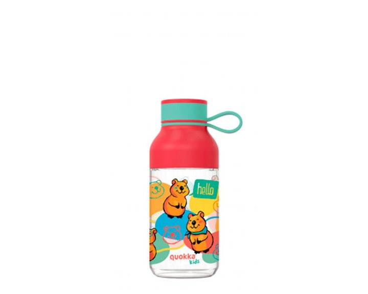 Παγουρίνο/Μπουκάλι Quokka Tritan Ice με Λουράκι 430ml Happy Quokka